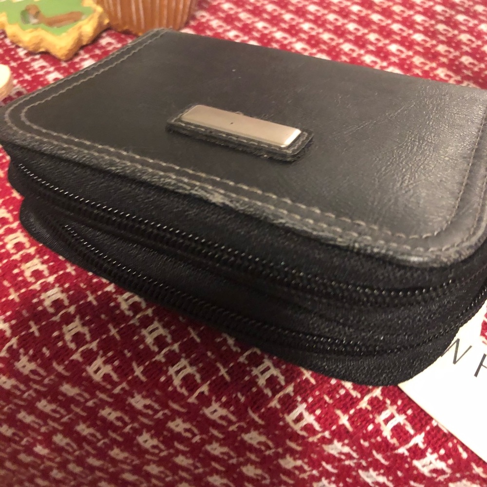 NWT black cute white stag wallet